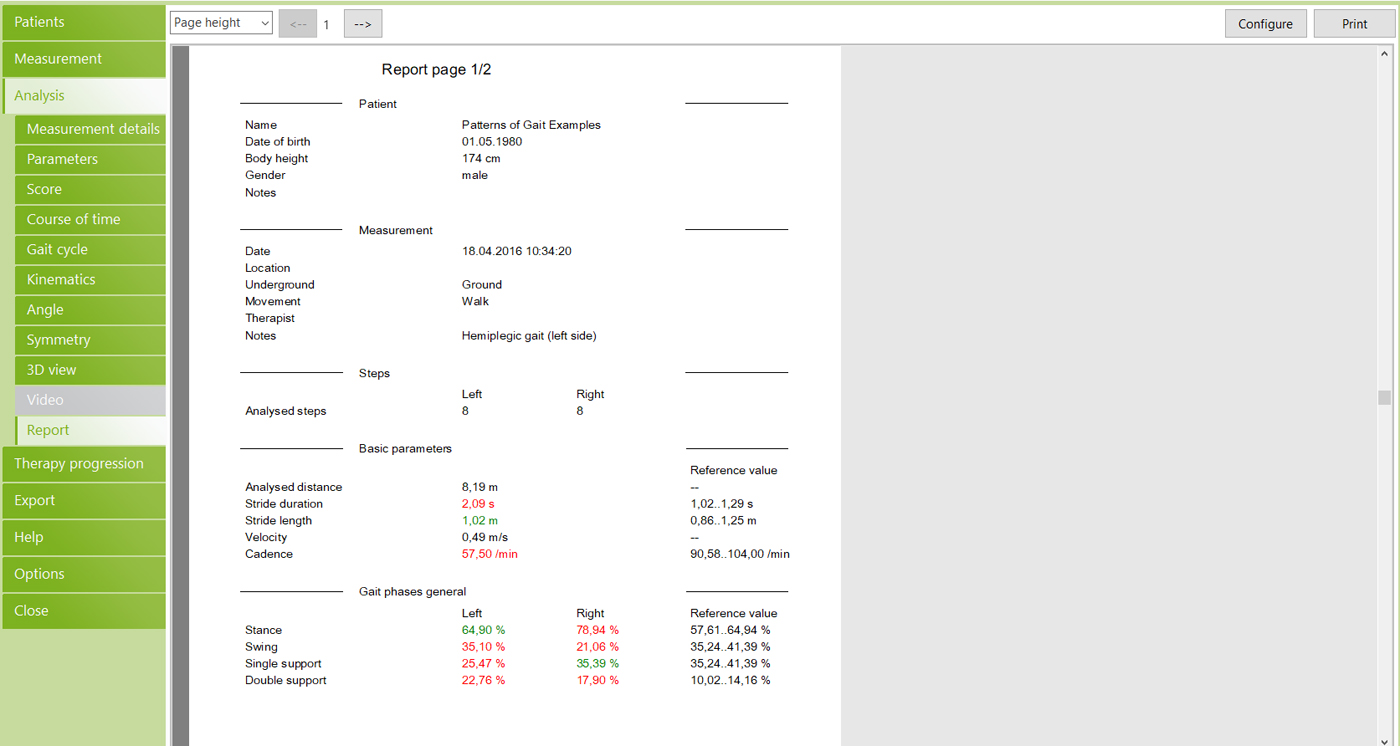 RehaGait_Report
