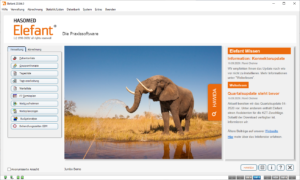 Screenshot Elefant mit HAWIDA