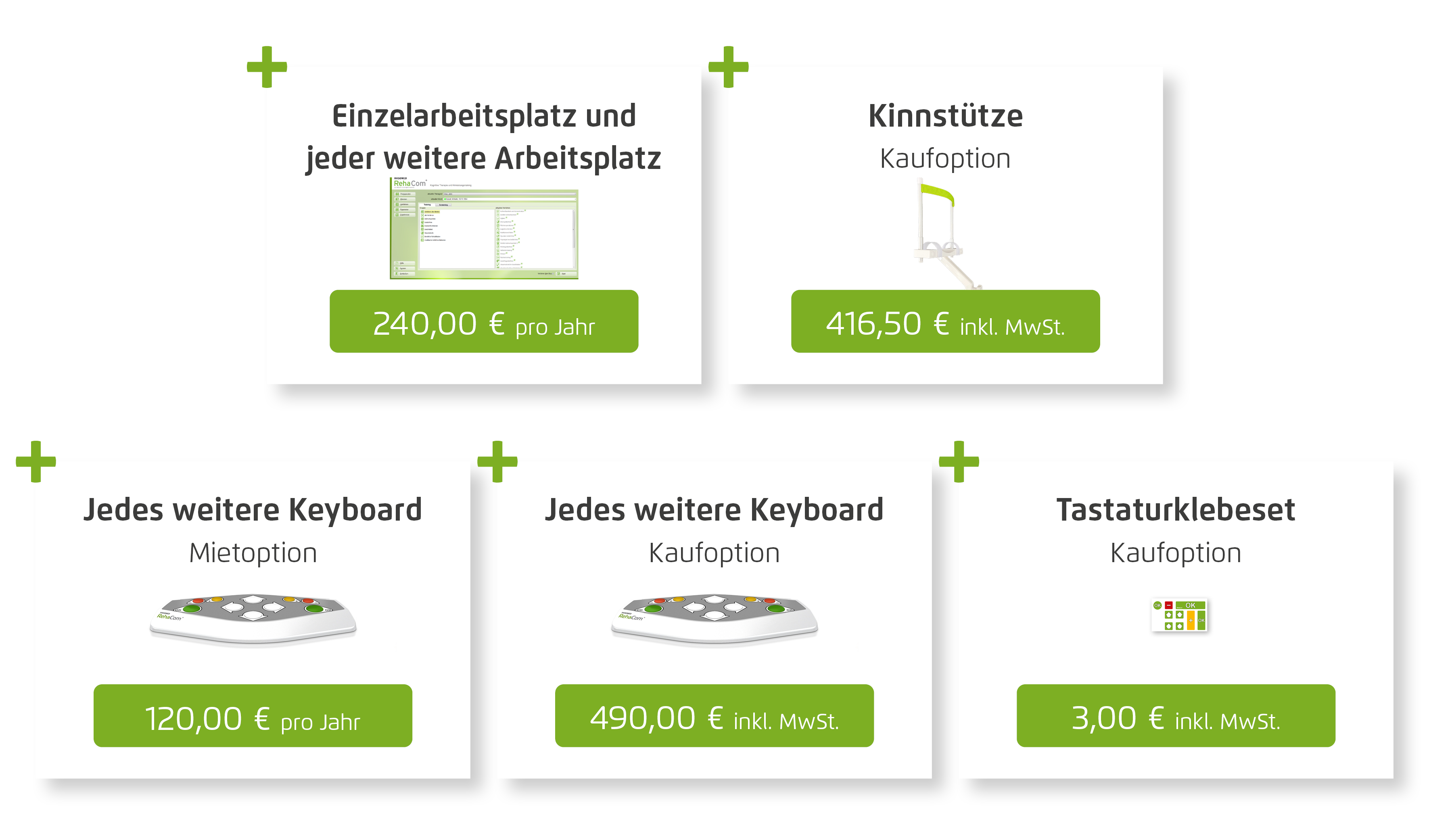 RehaCom® Preisübersicht