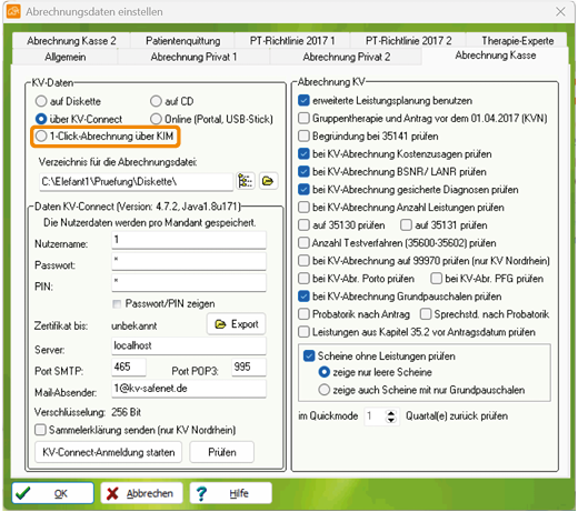 KV-Connect auf KIM umstellen in Elefant®