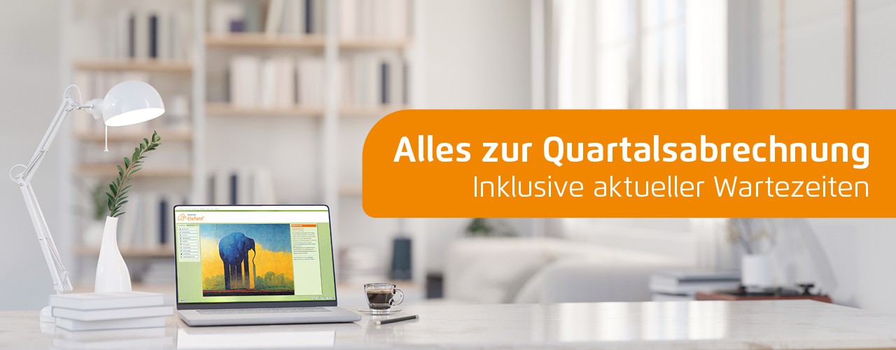 Quartalswechsel mit aktueller Wartezeit